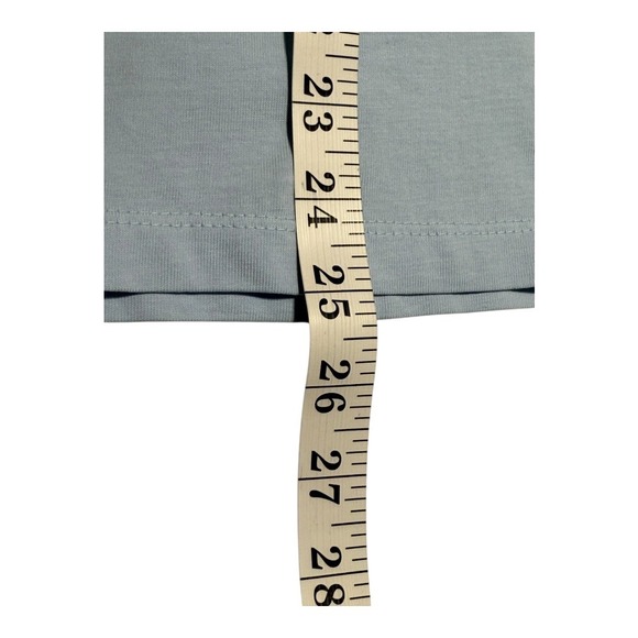 Madewell The Perfect Crewneck Tee in Allday Jersey Light Blue Women's Medium - Picture 6 of 8